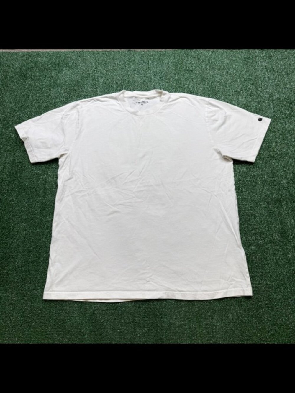 Carhartt WIP Work In Progress T Shirt Mens Size XL White Streetwear Workwear